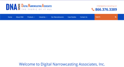 Desktop Screenshot of digitalnarrowcasting.com