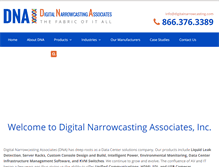 Tablet Screenshot of digitalnarrowcasting.com